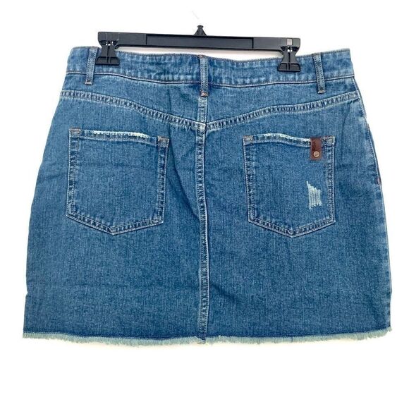 Roxy Icon Denim Mini Skirt NWT Size XL - Picture 9 of 13